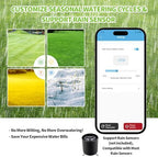 8 Zones WiFi Smart Sprinkler Controller, Briidea Automatic Irrigation Controllers with Customized Watering Schedule & Seasonal Adjustment, Water Efficiently and Keep Your Plants Healthy, MK-117 - Image 4