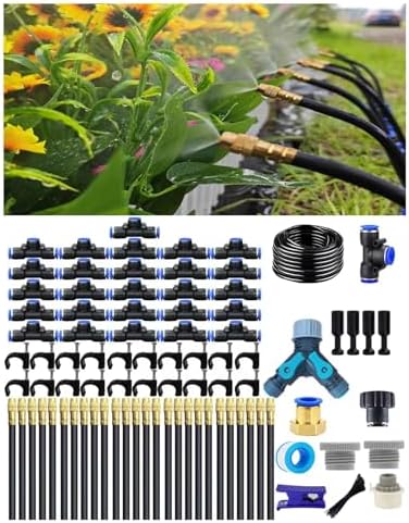 360° Adjustable Drip Irrigation Sprinkler Kit – Garden Watering System by Unknown