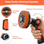 Rosy Earth Garden Hose Nozzle, 3.5" Ultra-Wide Metal Sprayer Orange 2PCS - Image 3