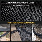 Lightweight Flat Garden Hose 50 FT, 3/4" GHT Flexible Water Hose with Spray Nozzle, Durable 800D Fabric, Kink Free Design, Portable Garden Hose for Lawn, Yard, Car Wash - Image 6