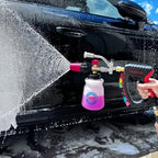 DUSICHIN Pressure Washer Gun Swivel Joint 4000 PSI Snow Foam Cannon Dual-Ended Shift Valve 7 Nozzles, Foam Lance Kit Dual Connector 7 Pressure Washer Tip holders 3/8“ Fitting M22-14 M22-15 DUS2913 - Image 5