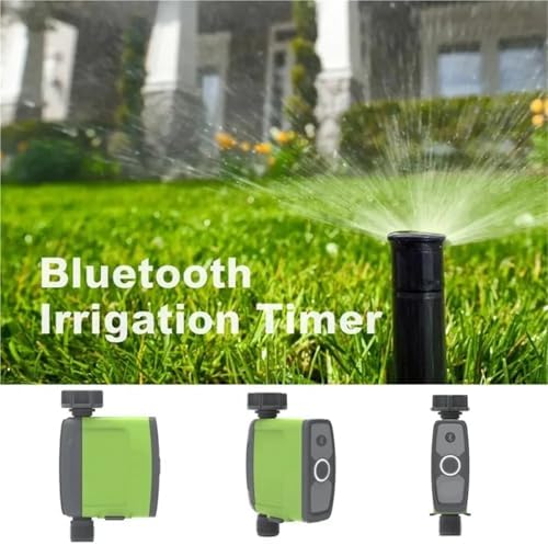 Watering Timers, Bluetooth Smart Irrigation System APP Control Garden Automatic Sprinkler Water Timer Digital for Garden Hose - Image 2
