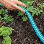 Winisok Upgrade Flat Sprinkler Soaker Hose for Garden 75FT, Heavy Duty 3-Tube Lawn Irrigation Hose with Landscape Stakes, No-Kink Flexible Watering Hose for Yard, Plants - Image 6