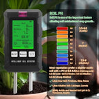 GROW24 Digital Soil Tester, 6-in-1 Moisture Meter with pH, Temperature, Sunlight Intensity for Garden Plants - Image 3