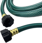 Darnassus PVC Garden Hose 1/2 Inch, 100 FT Flexible Water Hose Green with Male and Female Plastic Fittings - No Leaking and Lightweight for Household Outdoors Lawns Patio - Image 3