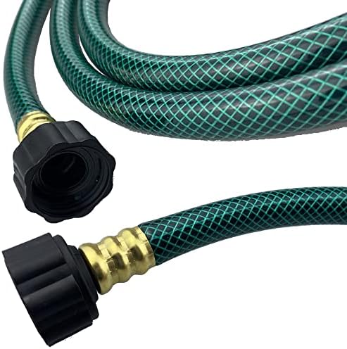 Darnassus PVC Garden Hose 1/2 Inch, 100 FT Flexible Water Hose Green with Male and Female Plastic Fittings - No Leaking and Lightweight for Household Outdoors Lawns Patio - Image 3