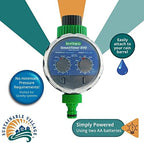 Gravity System Timer (W/ADAPTERS) | Ideal for Drip Irrigation & Irrigation System Kit(s) | Battery-Operated Irrigation Controllers/Hose Timer | No Pressure Needed! - Image 4