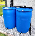 UFO Rain Barrel 4” Mini Docking Diverter with Overflow Hose for Poly Drums (White) - Image 7