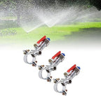 10PCS Garden Hose Nozzle,Heavy Duty Metal Water Hose Sprayer Atomizing Spray Nozzle Set Zinc Alloy Agricultural Plant Water Misting Fan Nozzle for Tractor Lawn Landscaping Irrigation - Image 4