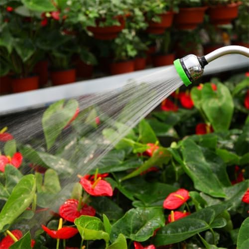 18-inch Multi-pattern Metal Water Gun High-pressure Sprayer for Car Washing and Garden Irrigation with 9 Adjustable Spray Modes and 6-point Female Thread Connection - Image 3