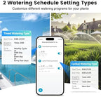 WiFi Water Timer for Garden Hose with Brass Inlet,Smart Hose Timer with WiFi Hub, APP & Voice Control,Up to 20 Watering Plans, 2-Zone Sprinkler Drip Irrigation System Controller for Yard Lawn Watering - Image 7