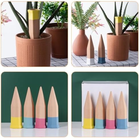 Yardwe 4pcs Ceramic Self Watering Spike for Indoor and Outdoor Plants - Image 3