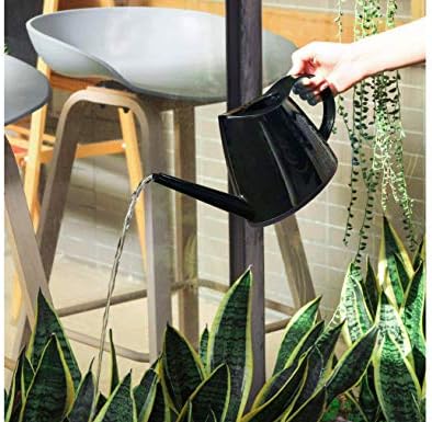 1.4L Watering Can Long Spout Plastic. Modern Watering Bottle for Indoor Outdoor Use, Lightweight Water Sprayer with Handle for Garden House Flower Bonsai Plant (Frosted Gray) - Image 5