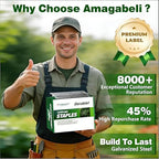 AMAGABELI GARDEN & HOME 100 Pack Galvanized Landscape Staples 12 Inch 11 Gauge Garden Staples Garden Stakes Plant Cover Stakes U-Shaped Landscape Stakes Landscape Pins for Weed Barrier Fabric - Image 4