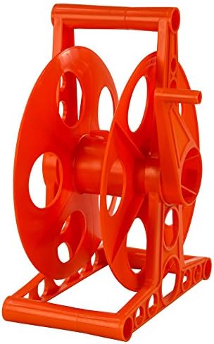 Lass Enterprises Swimming Pool Backwash Discharge Hose Reel | Holds 100' of 1½" Hose | Orange | Backwash Hose Not Included by Unknown