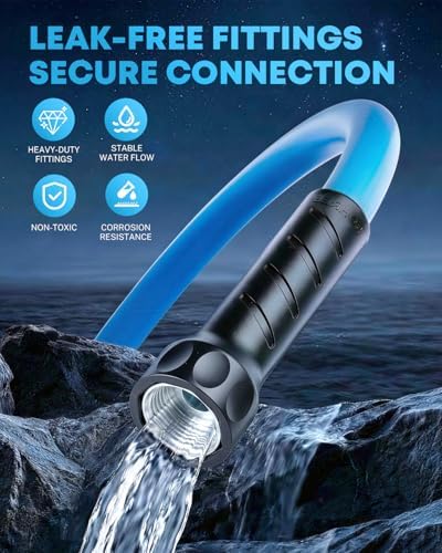 Kohree NSF 372 Certified 75-ft Drinking Water Hose, 5/8'' RV Water Hose - Image 5