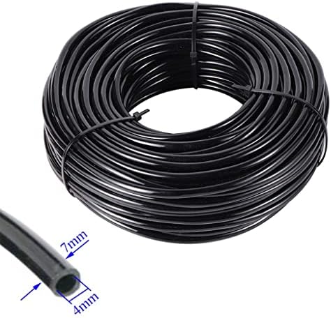 4/7mm Hose Garden Watering 1/4" PVC Hose Micro Drip, for Irrigation Pipe Tubing Lawn Balcony Plants Flower Greenhouse Pipe (Color : 1/4'' 4-7mm Hose, Size : 20M) - Image 4