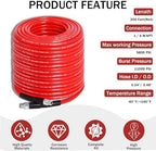 200FT 1/4-In Sewer Jetter Kit, 5800 PSI Pressure Washer Drain Cleaner Hose - Image 4