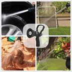 Xiaochen Heavy Duty Adjustable Garden Hose Nozzle Garden Hose Nozzle Sprayer for 3/4 Inches GHT, Heavy Duty Water Hose Nozzle for Washing High Pressure Adjustable Sprayer - Image 6