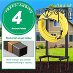TomCare Garden Hose Holder, Heavy Duty Water Hose Hanger for 160FT Hose - Image 4