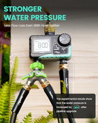RAINPOINT Sprinkler Timer 2 Outlet, Water Timer for Garden Hose, Programmable Drip Irrigation for Yard Outdoor Watering, Rain Delay/Manual/Automatic - Image 3