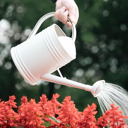 2L/4L Polyethylene Watering Can with Ergonomic Handle & Long Spout for Indoor/Outdoor Grasses Garden Flower Care Watering Can for Houseplant and Garden - Image 6