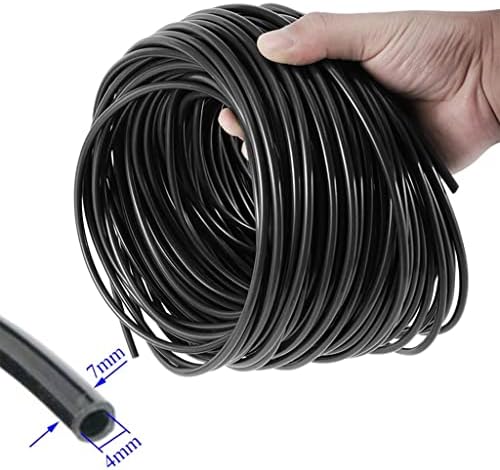1pcs Garden Watering Hose 1/4" 4/7mm, PVC Hose Micro Drip Irrigation Tubing Sprinkler Lawn Plants Flower Greenhouse Pipe 10/20/40M (Size : 30m) - Image 2