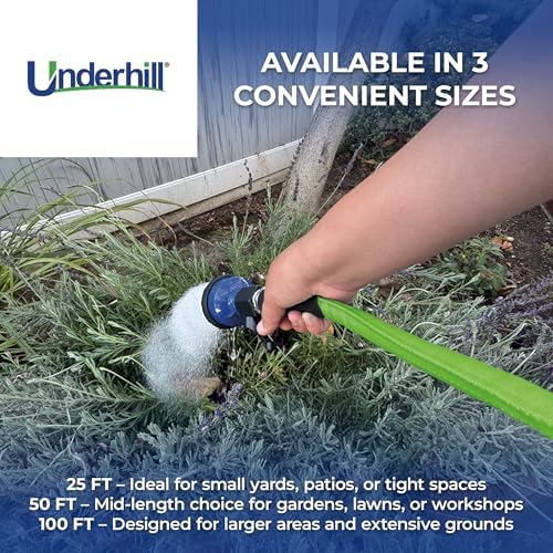 ProLine Flex Fabric Garden Water Hose, Flexible, Rubber Core, Lightweight, Collapsible, Aluminum End Fittings, Hot Water Safe, 600 PSI Burst Pressure, 300 PSI Working Pressure, 3/4 Inch x 50 ft Long - Image 2