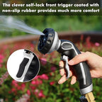 RESTMO Hose Nozzle with Easy Self-Lock Trigger, Heavy Duty Water Sprayer - Image 4