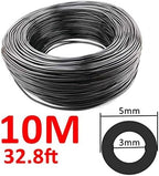 Micro Irrigation Hose, PVC Micro Drip Irrigation Garden Watering Hose 1/8 inch 3/5mm 10m-100m for Plants Flower(10M) - Image 2