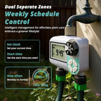QUOBAS Sprinkler Timer, Weekly Programmable Water Timer for Garden Hose - Image 2
