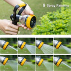FANHAO Fireman Style Garden Hose Nozzle Heavy Duty Metal, 8 Spray Patterns - Image 5