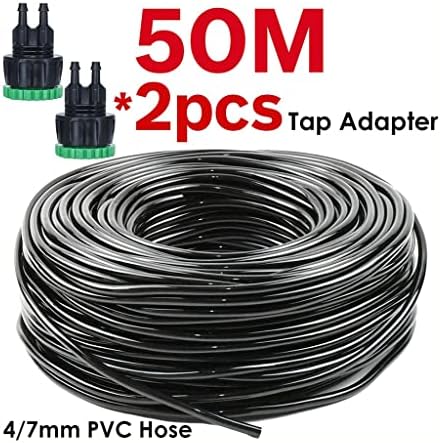 1/4'' Garden Watering Hose 4/7mm PVC Micro Drip Irrigation Pipe Tubing, for Sprinkler Lawn Pot Plant Greenhouse (Color : SPL11-065-50M) - Image 2