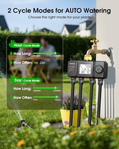 Insoma Water Timer, 4 Independent Zones Hose Timer for Garden Faucet - Image 2