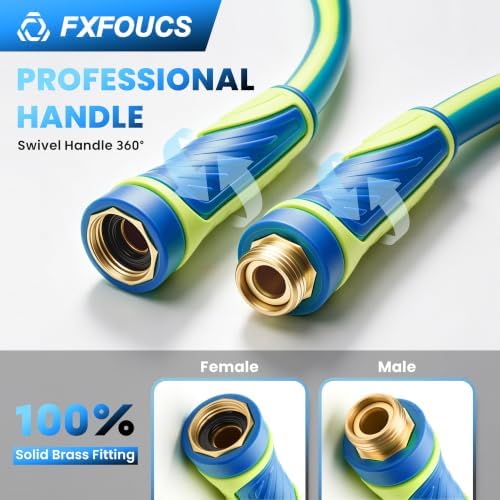 Garden Hose 50ft x 5/8", Heavy Duty Water Hose, Kink Resistant - Image 4