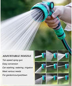 Retractable Garden Hose Reel with 1/2-Inch Hose, Wall Mounted/Portable Tote Hose Reel Holder Water Pipe Rack, Includes Heavy-Duty Hoses &Storage Shelf and Nozzles, for Gardening Car Cleaning Waterin - Image 5