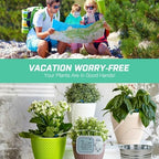 Automatic Drip Irrigation System for Indoor Plants, 2026 Automatic Plant Waterer for 15 Potted Plants Watering with Anti-Siphon and Humidity Mode, Timer, Rechargeable Vacation Self-Watering Pump - Image 2