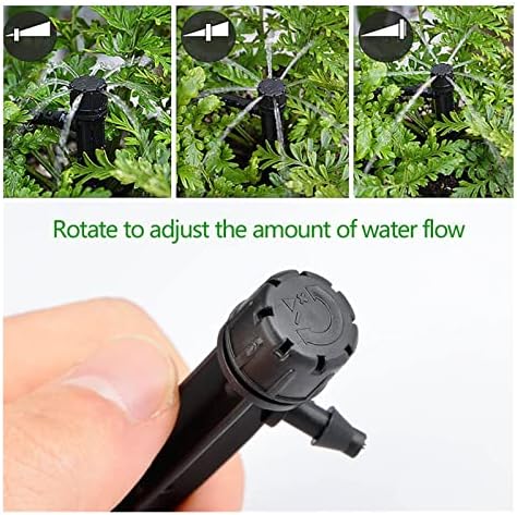 Garden Lawn Sprinkler Irrigation System 20 Pieces of Miniature Bubbler Drip Adjustable Emitter Pile Head Farmland Watering Connected to 4/7 Mm Hose IT039 - Image 4