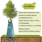 Tree Watering Bag, 20 Gallon Slow Release Tree Watering Bags-Drip Irrigation Bag for Newly Planted or Established Trees (3 Pack) - Image 2