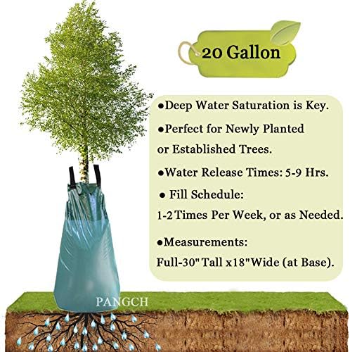 Tree Watering Bag, 20 Gallon Slow Release Tree Watering Bags-Drip Irrigation Bag for Newly Planted or Established Trees (3 Pack) - Image 2