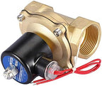 DN32 AC 220V 1-1/4" IP65 2 Position 2 Way Brass Solenoid Valve Normally Closed Electric Valve - Image 7