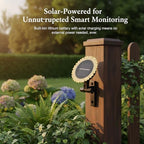 Smart Rain Sensor, Wireless Outdoor with Solar Charging, Real Time Weather Monitoring Water Detection for Home Automation and Tuya ZigBee App - Image 2