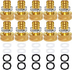 Garden Hose Adapter 10PCS 3/4GHT(F) to 1/4 Barb Garden Hose by Unknown
