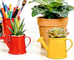 14 Pcs Mini Watering Can Miniature Color Watering Pot Garden Water Can Mini Kettle for House Crafts Party Favors - Rustic Galvanized Jug Vase, House Decor & Gardening Accessories for Flowers - Image 5