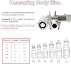 1" SAE Thread Flat Face High Flow Skid Steer Hydraulic Quick Connect Couplers Set | 3/4" Body - Image 7