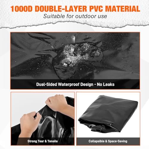 Yesker 63 Gallon Portable Water Tank Bladder for Camping Containers - Image 4