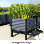 Raised Garden Bed Kit, Outdoor Planter Boxes, Elevated Above Ground Garden Bed, Standing Narrow Plant Stand with Drainage Holes for Vegetables, Fruits, Flower, Herbs(Medium) - Image 5