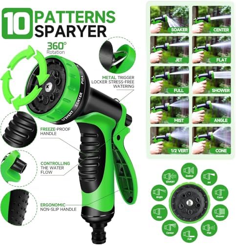Outdoor Garden Hose 100ft Metal Stainless Steel Heavy Duty Kink Free 2 Nozzles 3/4 Brass Fittings Rust Proof For Lawn Rv Watering 75FT - Image 5