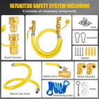 1675KIT36 Commercial Gas Hose/Connector Kit for Commercial Kitchen - Image 2