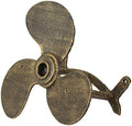 Zeckos Garden Hose Holder Boat Propeller 10.5 Inch Cast Iron Bronze by Zeckos